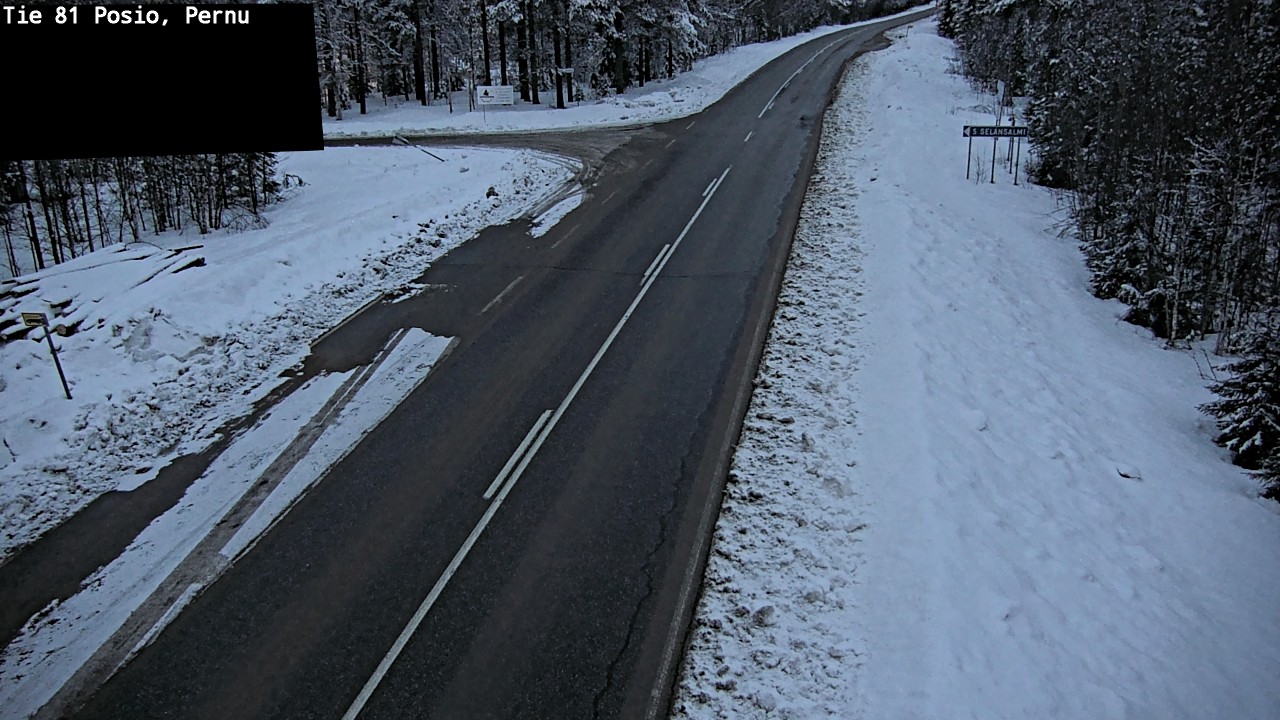 Kelikamerat Kuva Tie 81 Posio, Pernu, Posio, Lappi