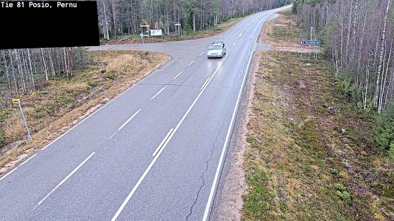 Kelikamerat Kuva Tie 81 Posio, Pernu, Posio, Lappi