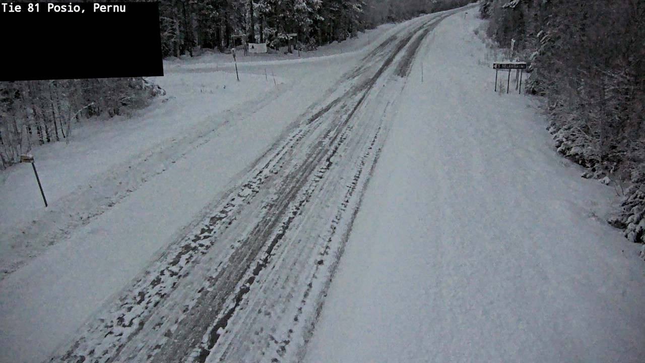 Kelikamerat Kuva Tie 81 Posio, Pernu, Posio, Lappi