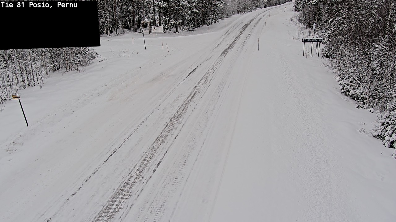 Kelikamerat Kuva Tie 81 Posio, Pernu, Posio, Lappi