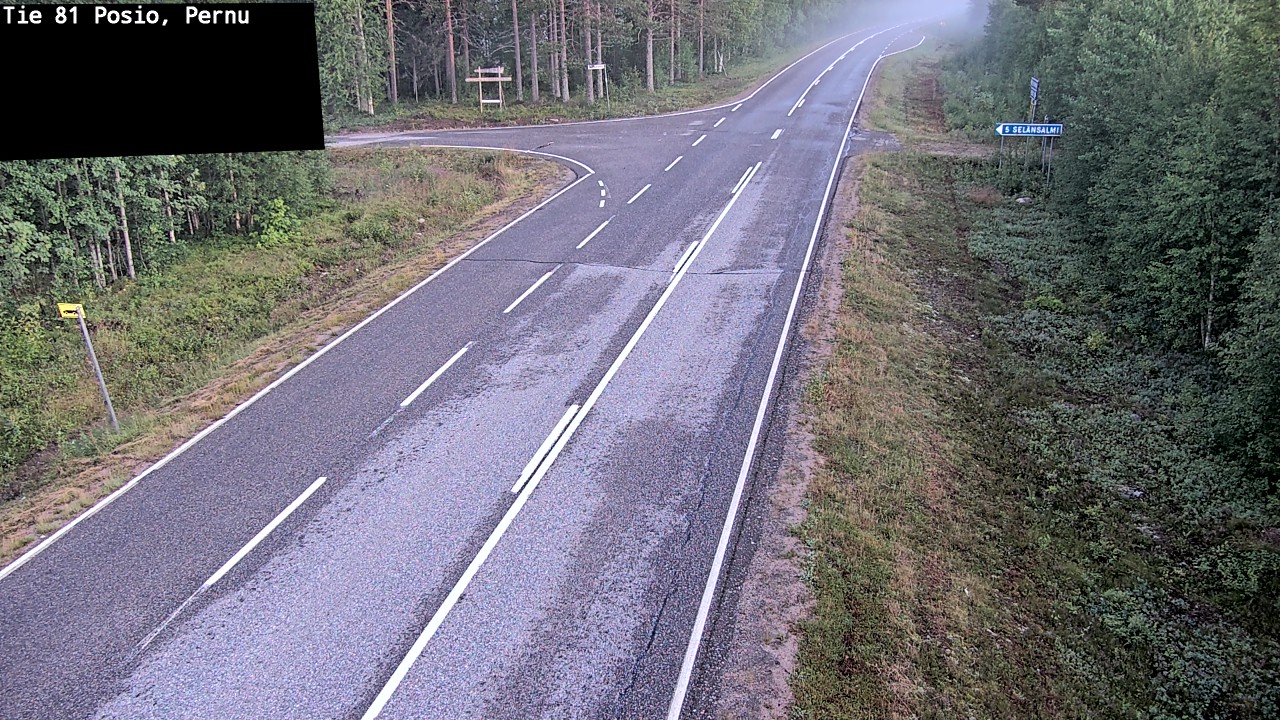 Kelikamerat Kuva Tie 81 Posio, Pernu, Posio, Lappi