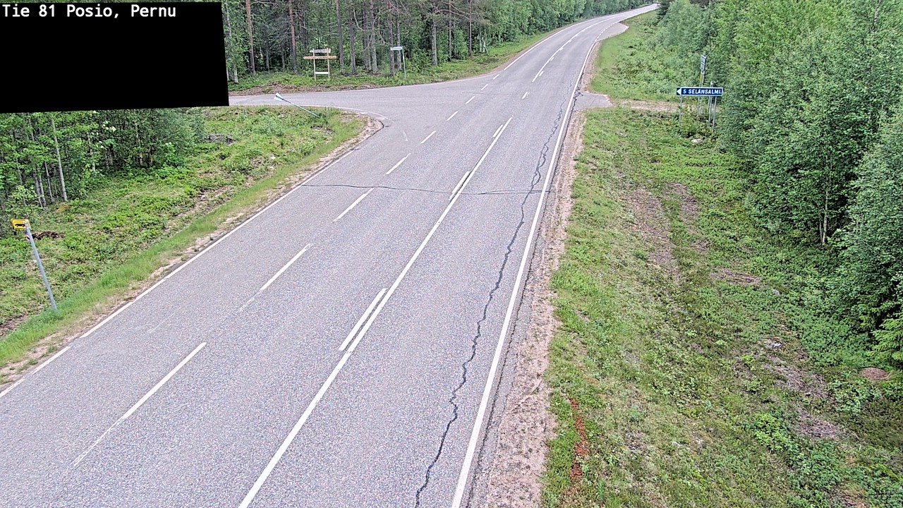 Kelikamerat Kuva Tie 81 Posio, Pernu, Posio, Lappi