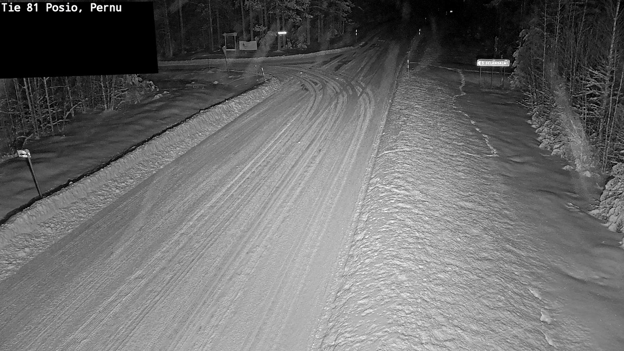 Weather Camera Image Road 81 Posio, Pernu, Posio, Lappi