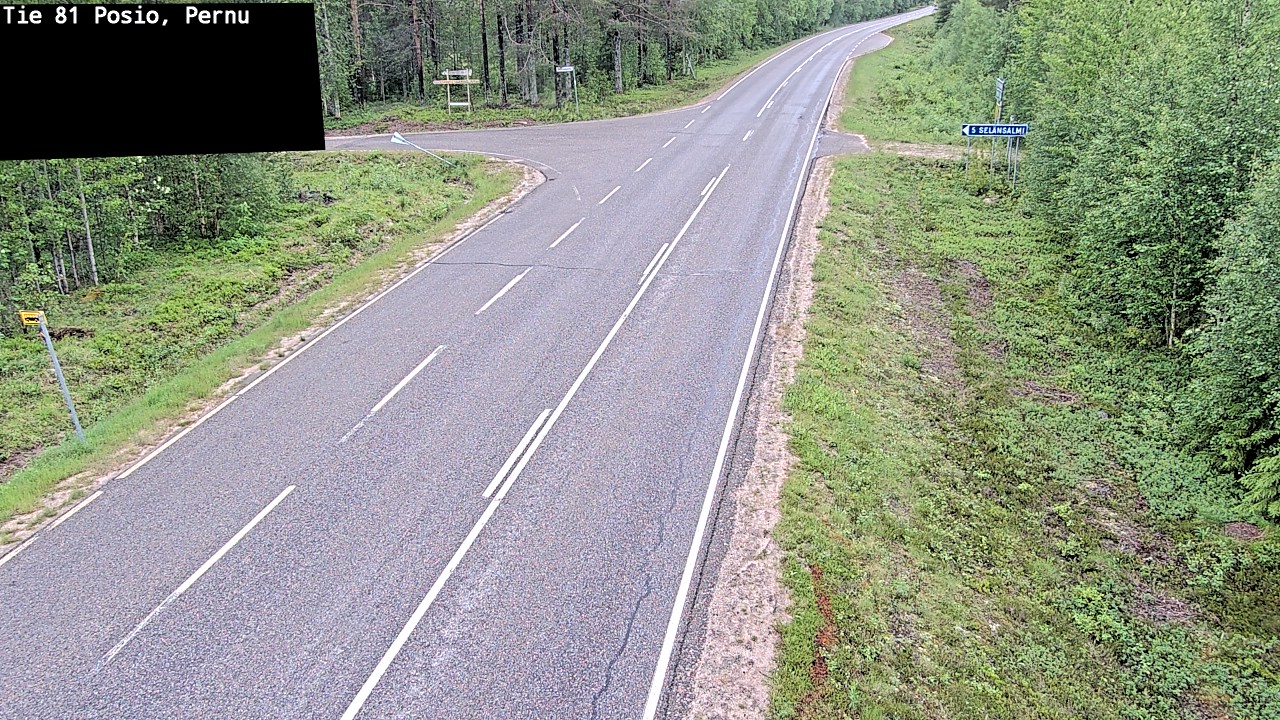 Kelikamerat Kuva Tie 81 Posio, Pernu, Posio, Lappi