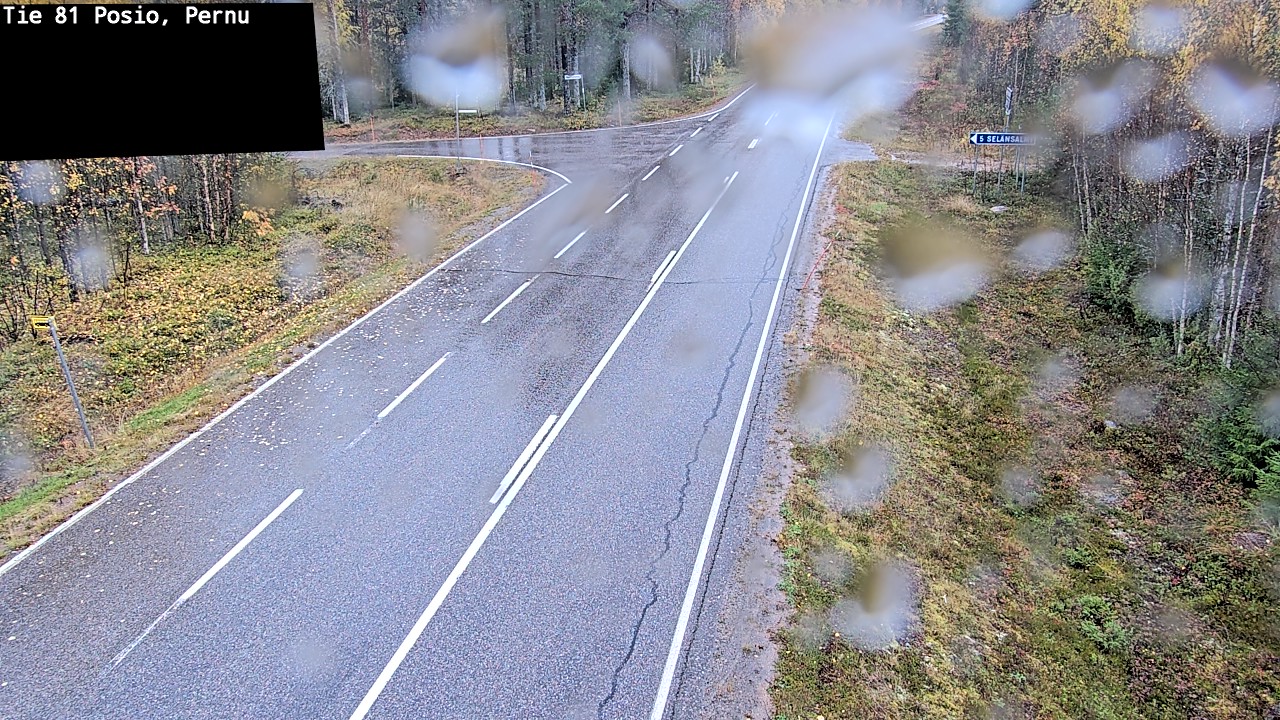 Weather Camera Image Väg 81 Posio, Pernu, Posio, Lappi