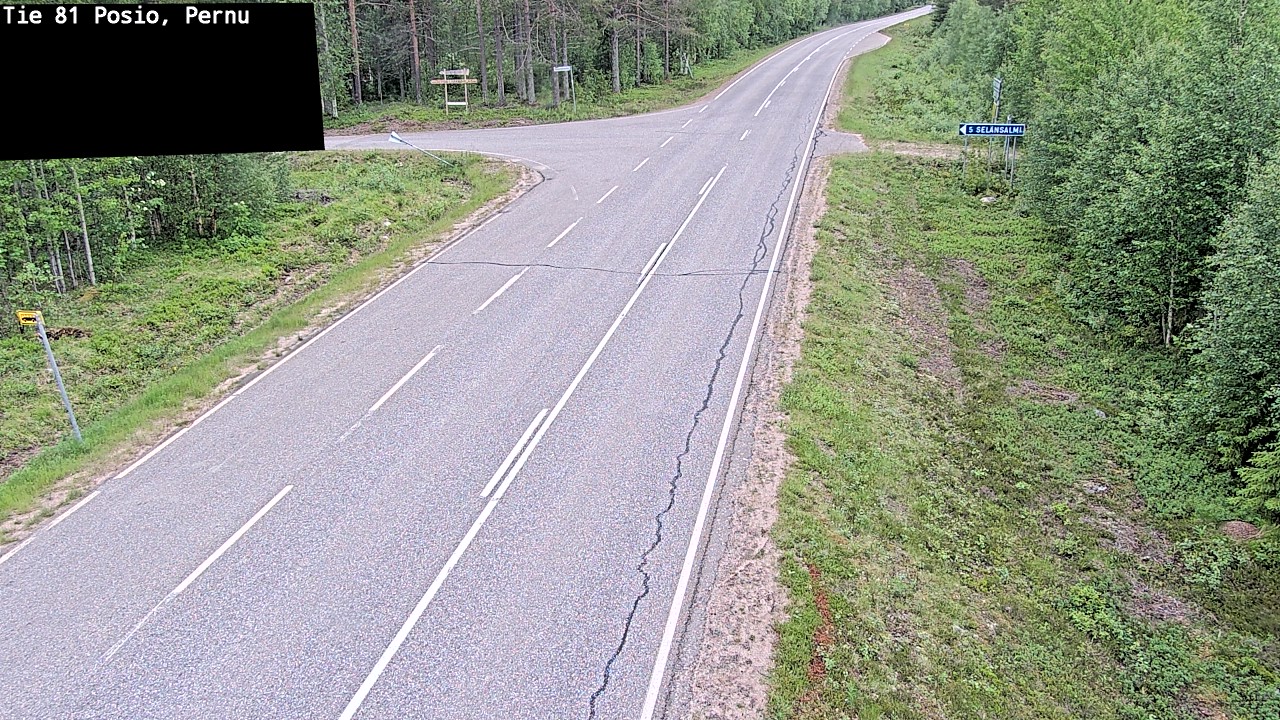 Kelikamerat Kuva Tie 81 Posio, Pernu, Posio, Lappi