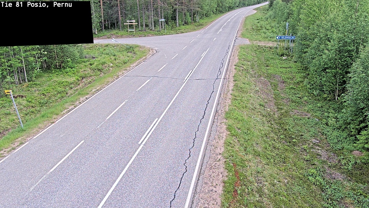 Kelikamerat Kuva Tie 81 Posio, Pernu, Posio, Lappi