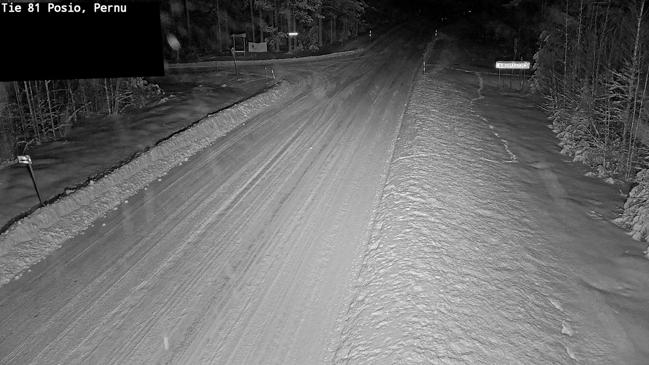 Weather Camera Image Road 81 Posio, Pernu, Posio, Lappi