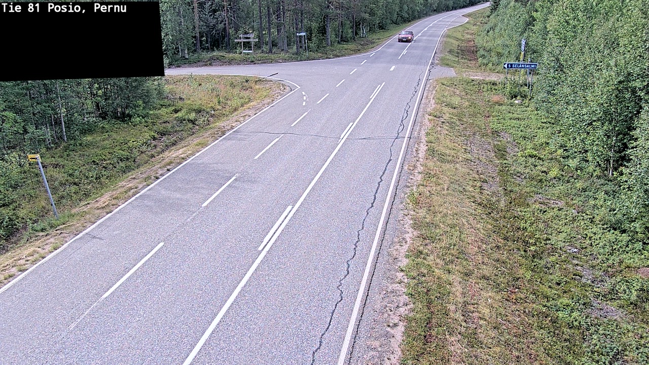 Kelikamerat Kuva Tie 81 Posio, Pernu, Posio, Lappi