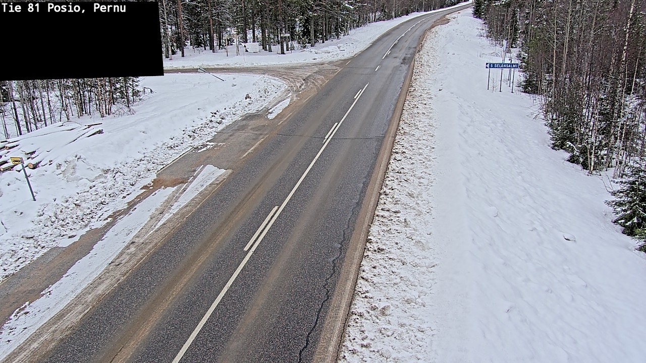 Kelikamerat Kuva Tie 81 Posio, Pernu, Posio, Lappi