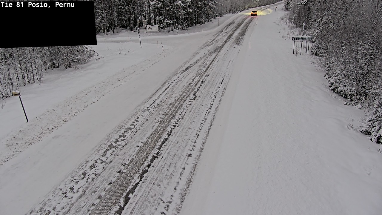 Kelikamerat Kuva Tie 81 Posio, Pernu, Posio, Lappi