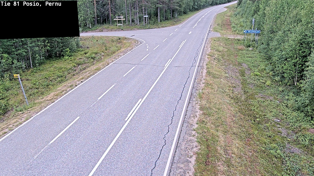 Kelikamerat Kuva Tie 81 Posio, Pernu, Posio, Lappi