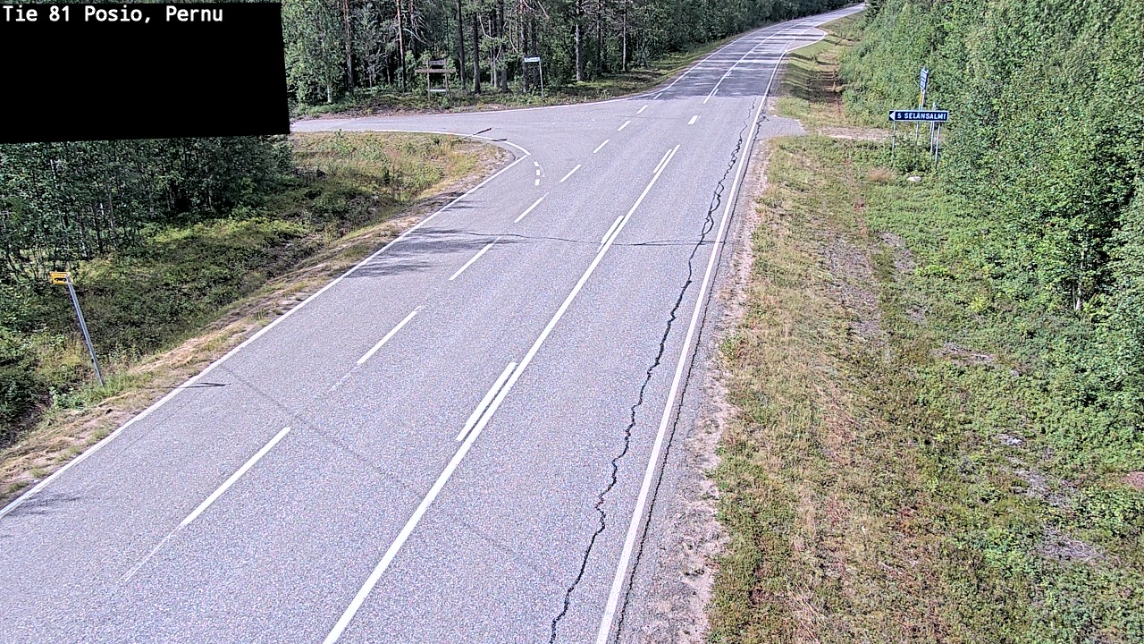 Kelikamerat Kuva Tie 81 Posio, Pernu, Posio, Lappi