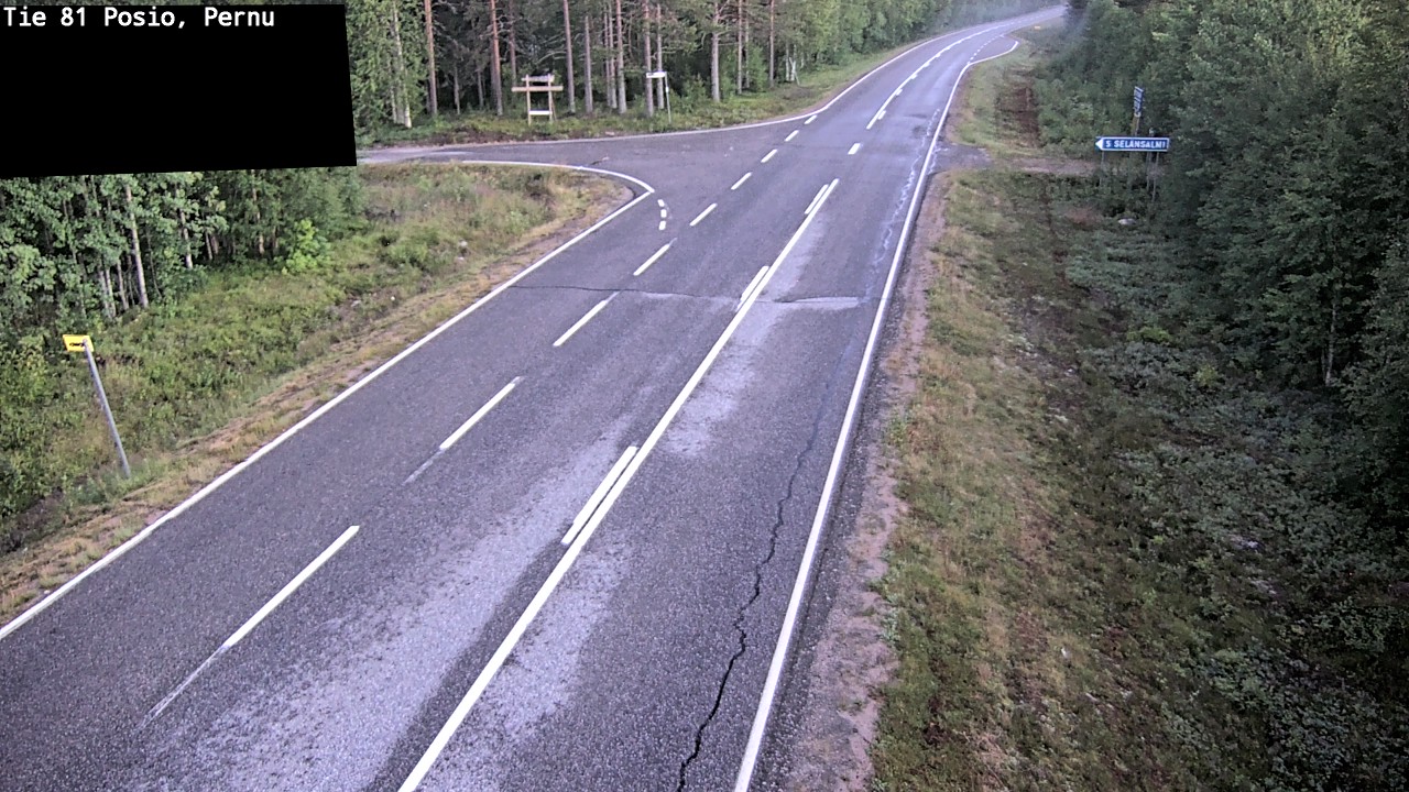 Kelikamerat Kuva Tie 81 Posio, Pernu, Posio, Lappi