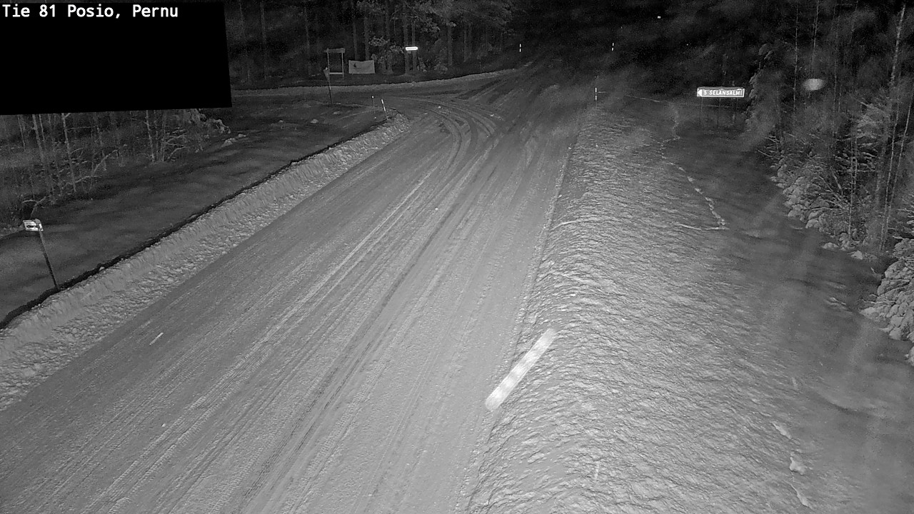 Weather Camera Image Road 81 Posio, Pernu, Posio, Lappi