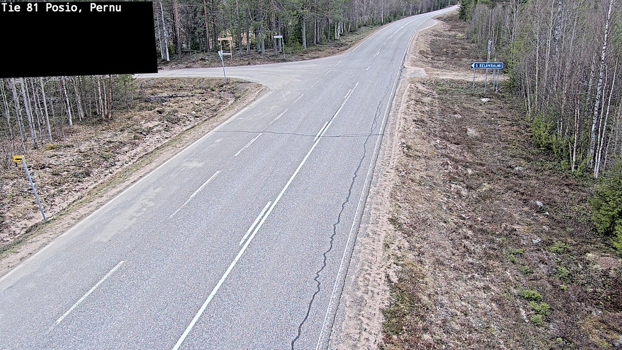 Kelikamerat Kuva Tie 81 Posio, Pernu, Posio, Lappi