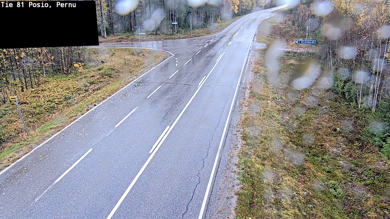 Weather Camera Image Road 81 Posio, Pernu, Posio, Lappi