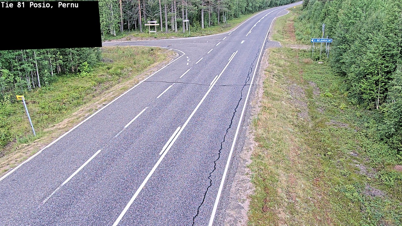 Kelikamerat Kuva Tie 81 Posio, Pernu, Posio, Lappi