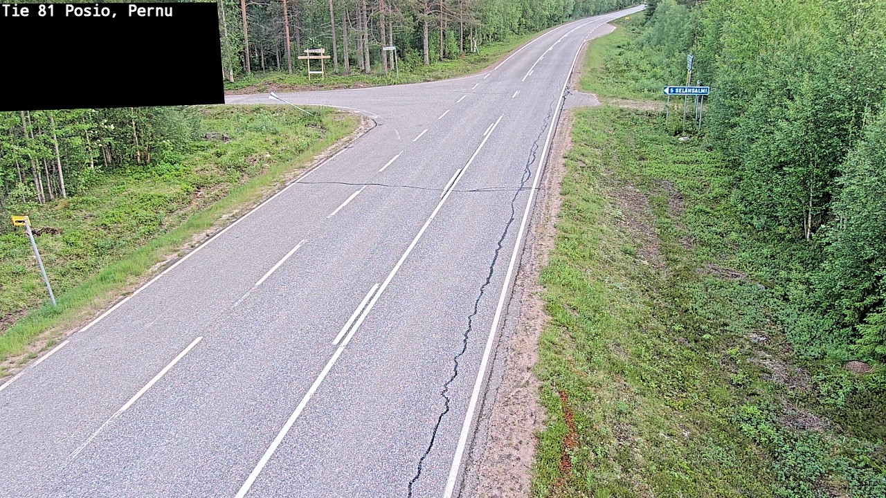 Kelikamerat Kuva Tie 81 Posio, Pernu, Posio, Lappi