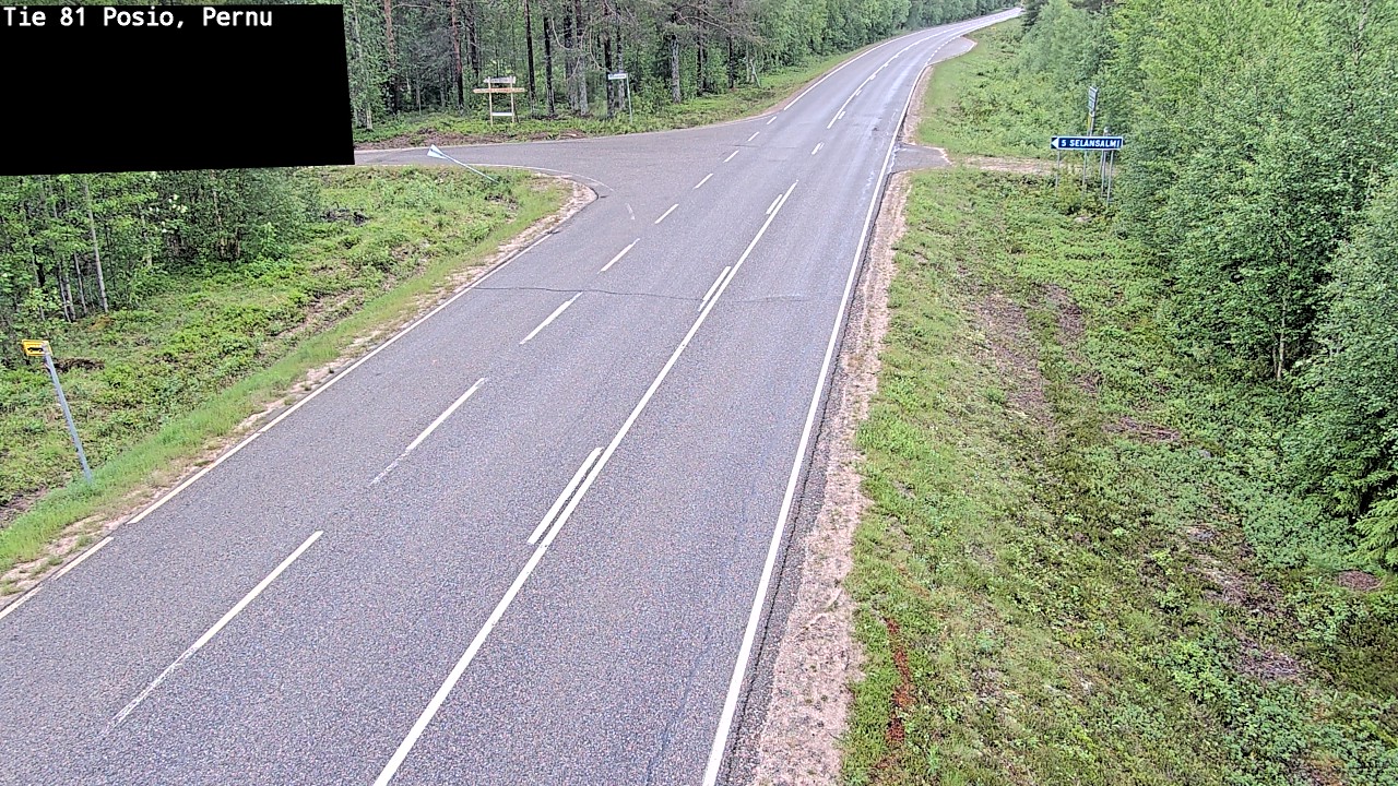 Kelikamerat Kuva Tie 81 Posio, Pernu, Posio, Lappi
