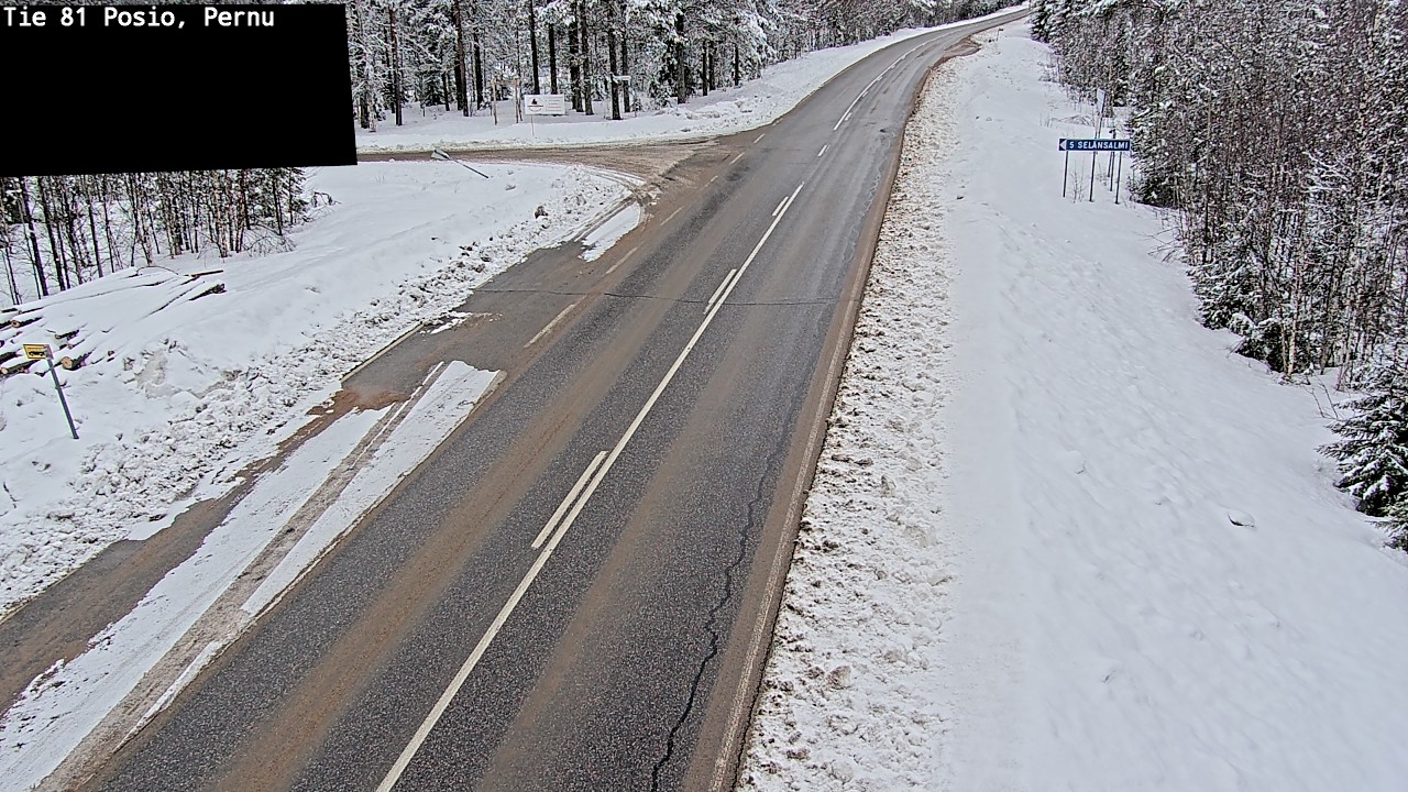Kelikamerat Kuva Tie 81 Posio, Pernu, Posio, Lappi