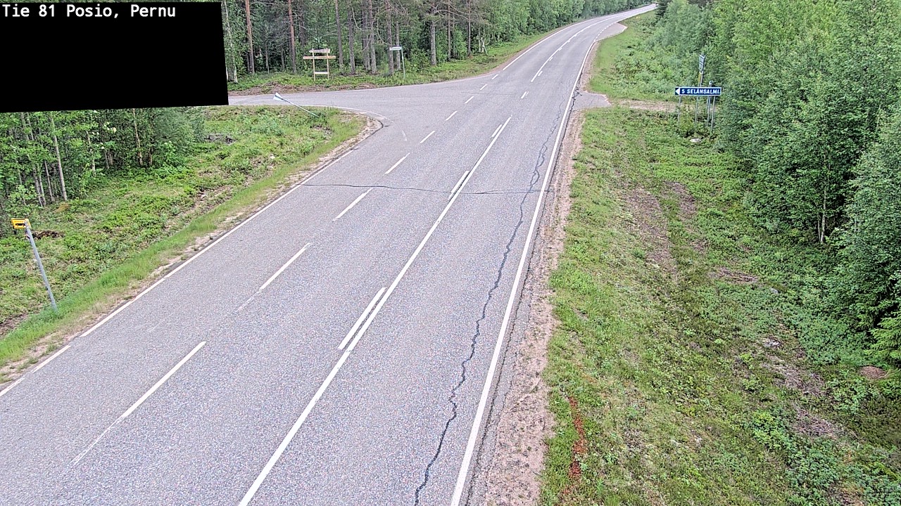 Kelikamerat Kuva Tie 81 Posio, Pernu, Posio, Lappi
