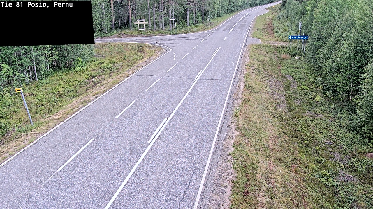 Kelikamerat Kuva Tie 81 Posio, Pernu, Posio, Lappi