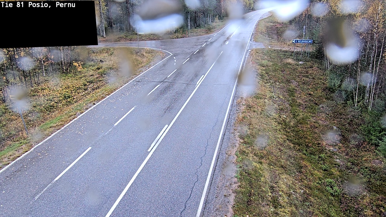 Weather Camera Image Väg 81 Posio, Pernu, Posio, Lappi