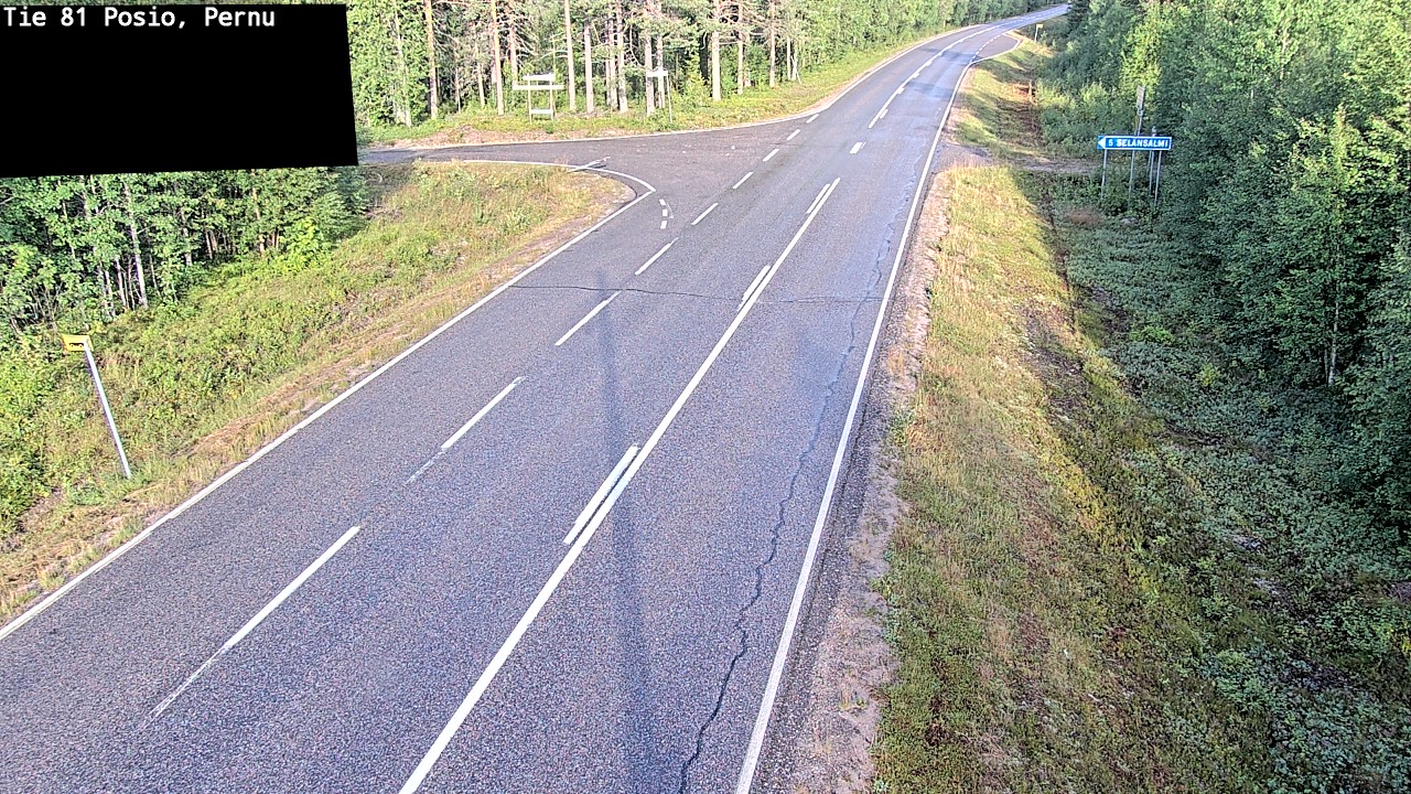 Kelikamerat Kuva Tie 81 Posio, Pernu, Posio, Lappi