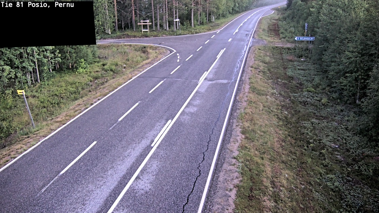Kelikamerat Kuva Tie 81 Posio, Pernu, Posio, Lappi