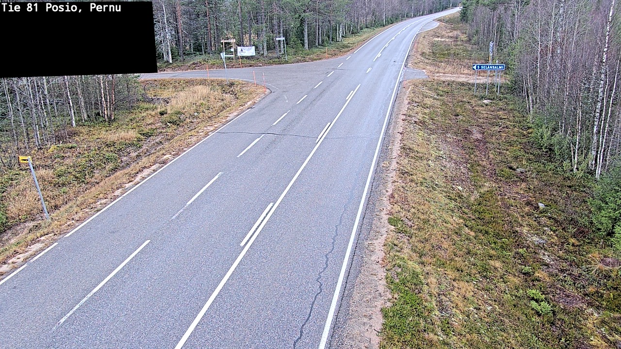 Kelikamerat Kuva Tie 81 Posio, Pernu, Posio, Lappi