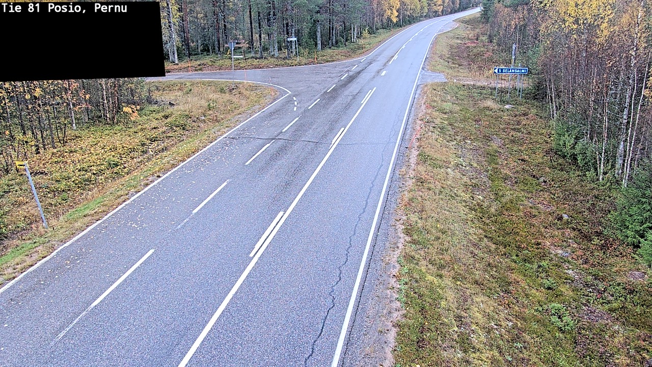 Weather Camera Image Road 81 Posio, Pernu, Posio, Lappi