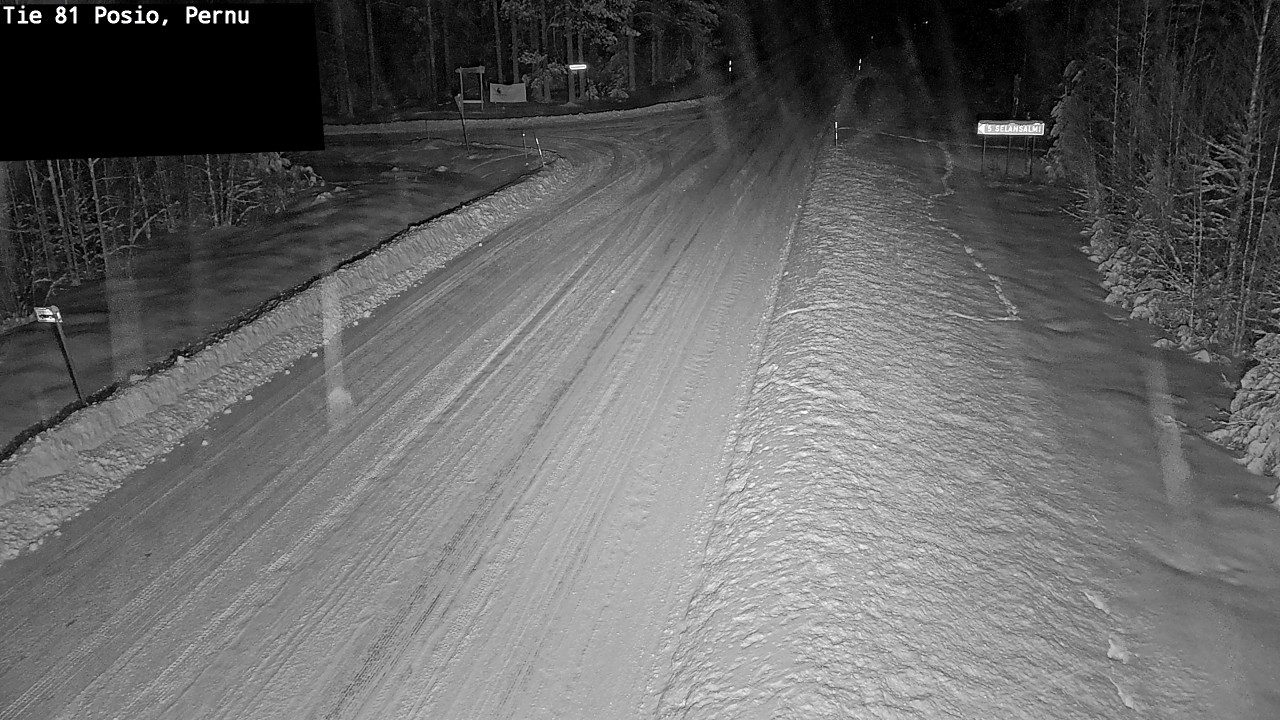 Weather Camera Image Road 81 Posio, Pernu, Posio, Lappi