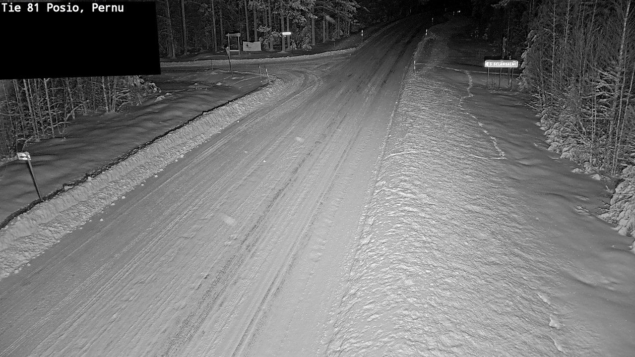 Weather Camera Image Road 81 Posio, Pernu, Posio, Lappi