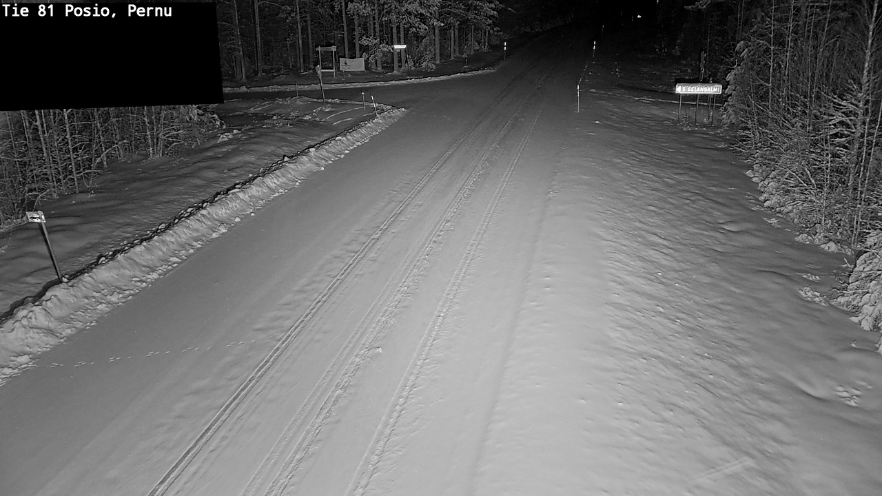 Kelikamerat Kuva Tie 81 Posio, Pernu, Posio, Lappi