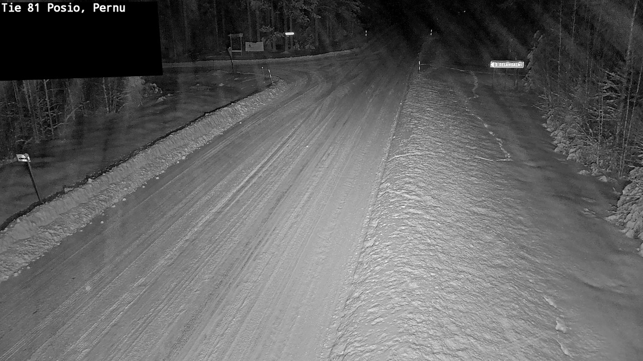 Weather Camera Image Road 81 Posio, Pernu, Posio, Lappi