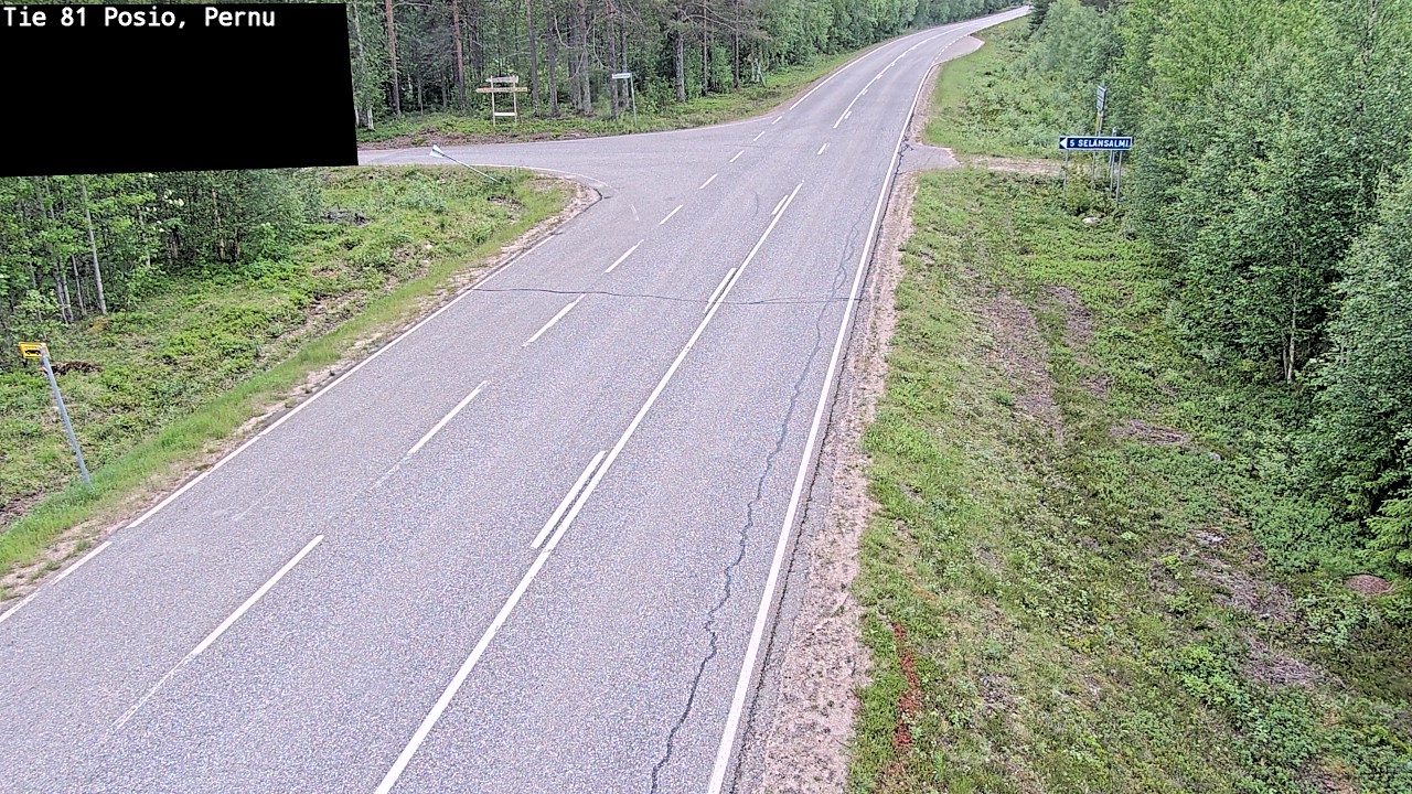 Kelikamerat Kuva Tie 81 Posio, Pernu, Posio, Lappi