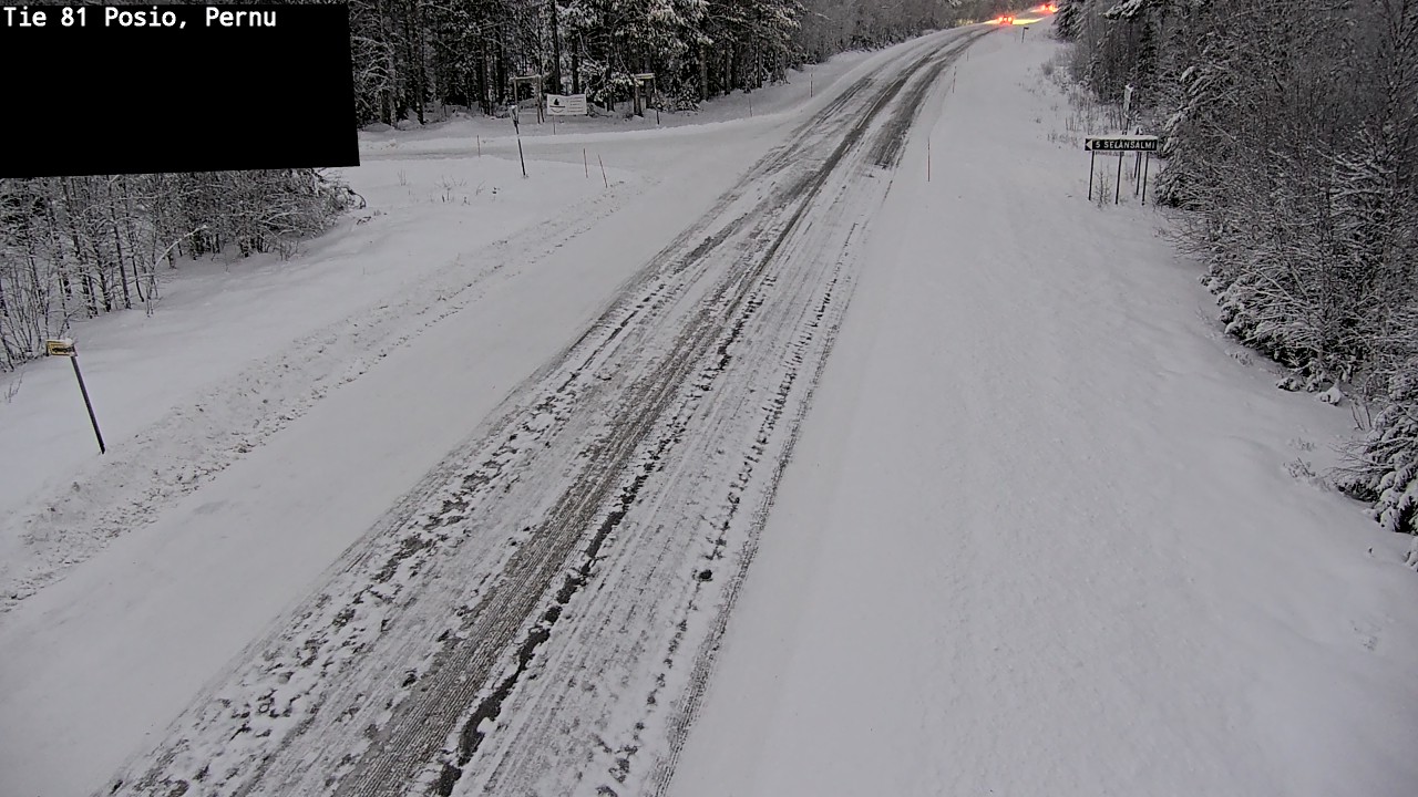 Kelikamerat Kuva Tie 81 Posio, Pernu, Posio, Lappi