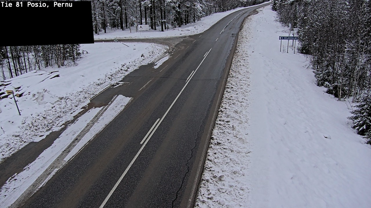 Kelikamerat Kuva Tie 81 Posio, Pernu, Posio, Lappi