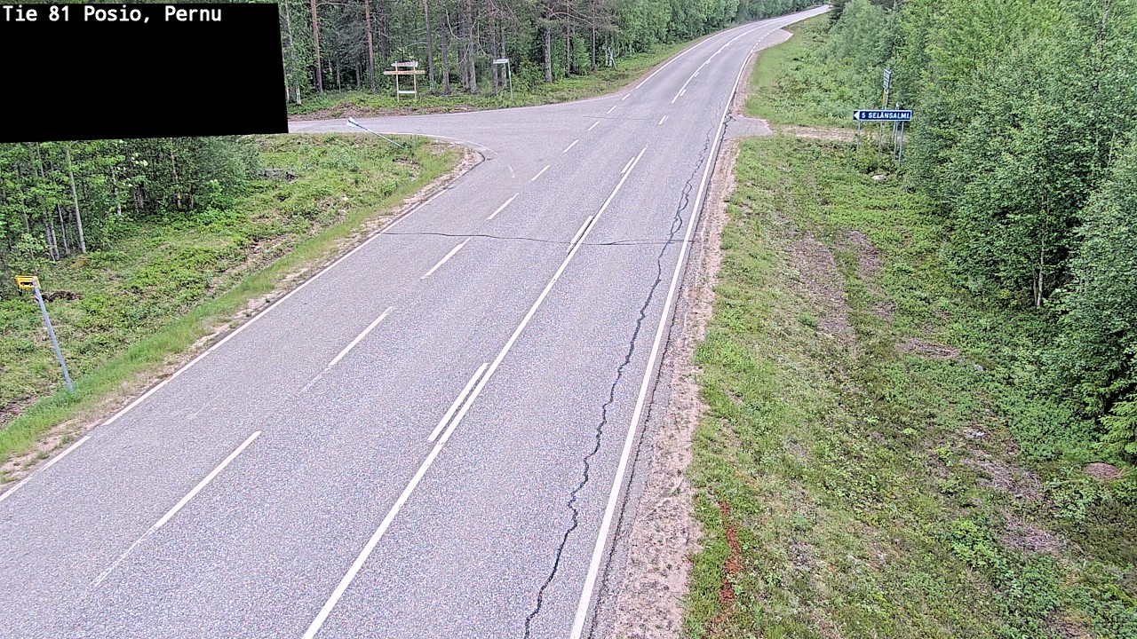 Kelikamerat Kuva Tie 81 Posio, Pernu, Posio, Lappi