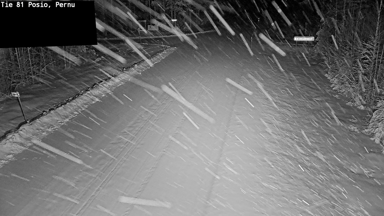 Kelikamerat Kuva Tie 81 Posio, Pernu, Posio, Lappi