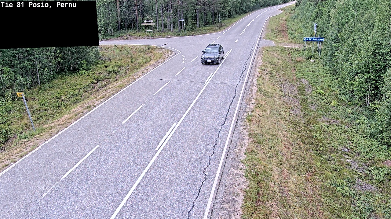 Kelikamerat Kuva Tie 81 Posio, Pernu, Posio, Lappi