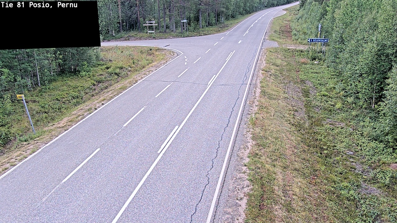 Kelikamerat Kuva Tie 81 Posio, Pernu, Posio, Lappi