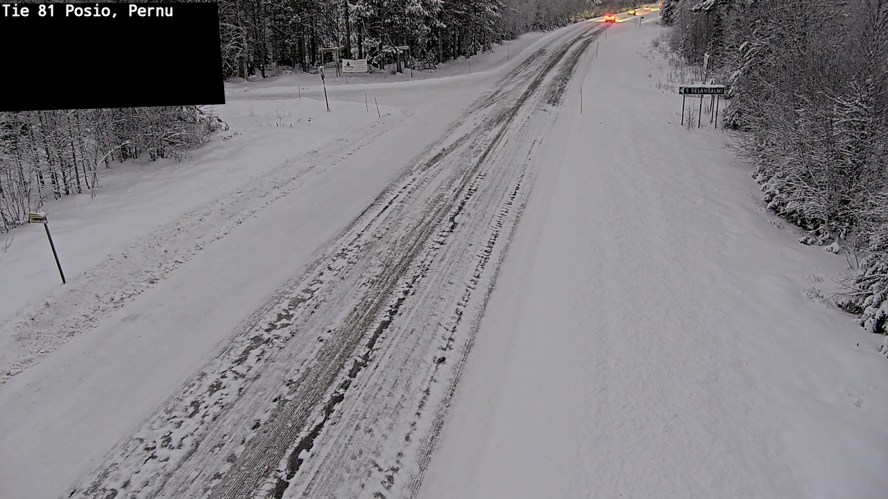 Kelikamerat Kuva Tie 81 Posio, Pernu, Posio, Lappi