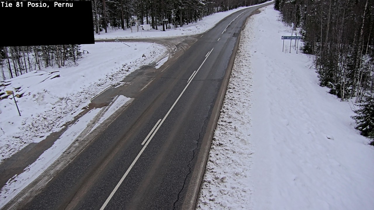 Kelikamerat Kuva Tie 81 Posio, Pernu, Posio, Lappi