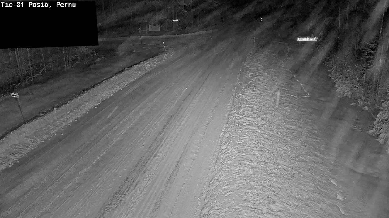 Weather Camera Image Road 81 Posio, Pernu, Posio, Lappi