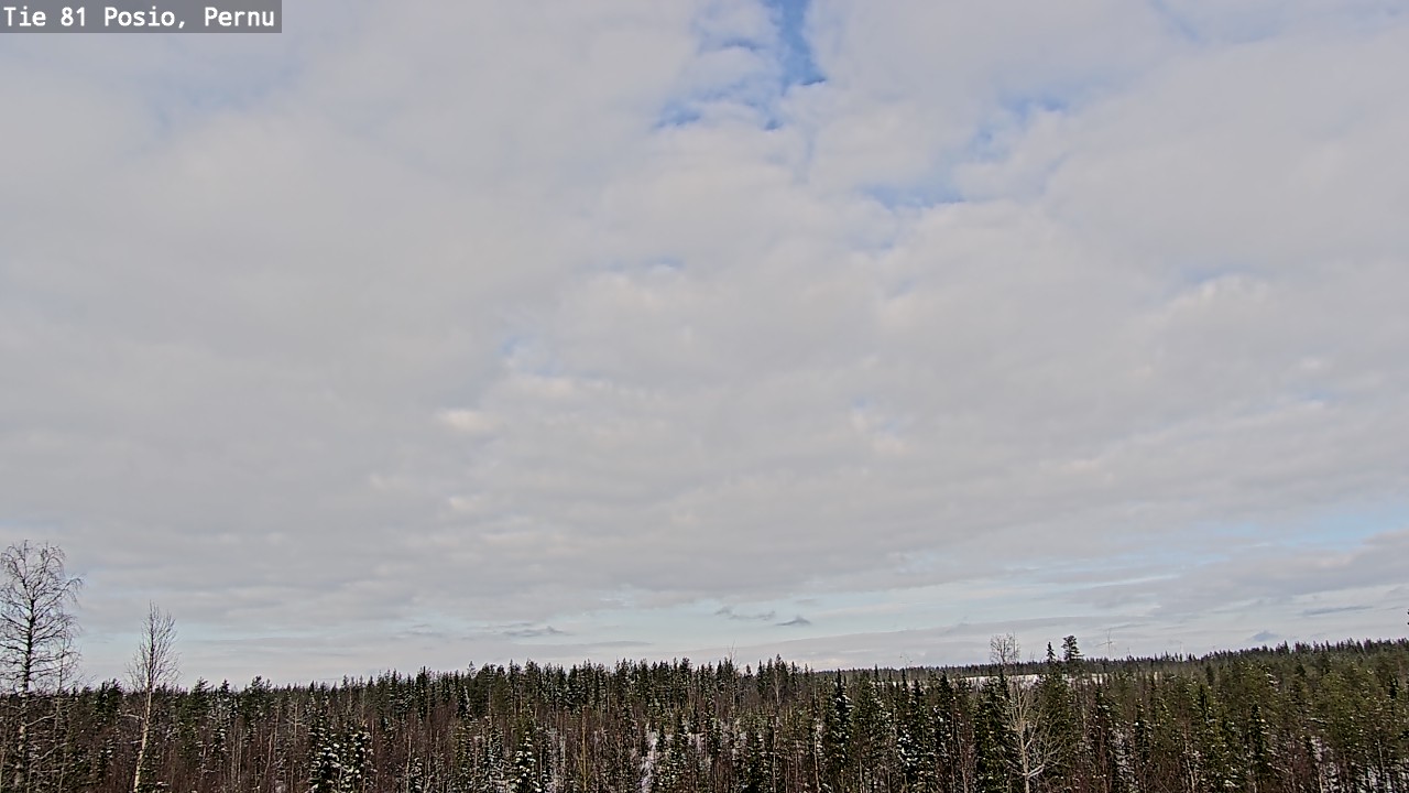 Kelikamerat Kuva Tie 81 Posio, Pernu, Posio, Lappi