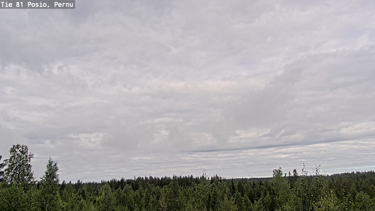 Weather Camera Image Road 81 Posio, Pernu, Posio, Lappi