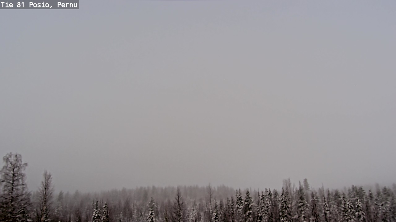 Weather Camera Image Väg 81 Posio, Pernu, Posio, Lappi