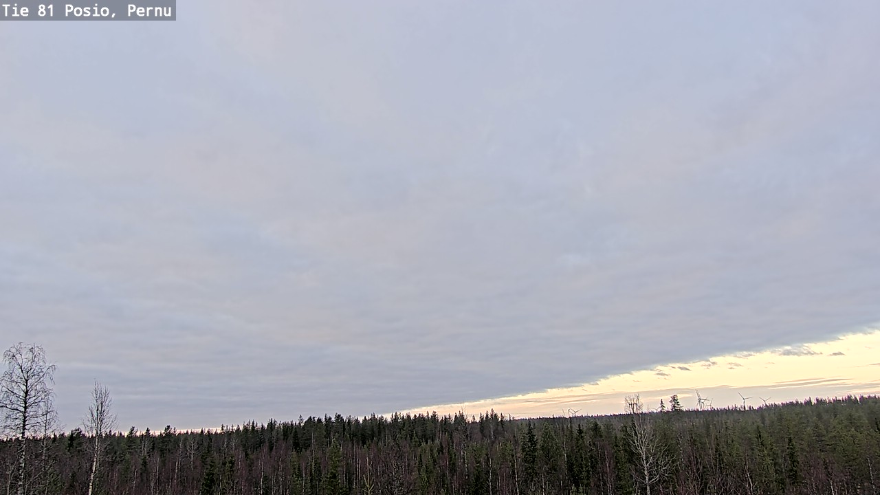 Kelikamerat Kuva Tie 81 Posio, Pernu, Posio, Lappi